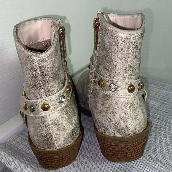 GIRLS' JESSICA SIMPSON Little Kid LAYLA HARNESS BOOTS Size 11 - Picture 2 of 6